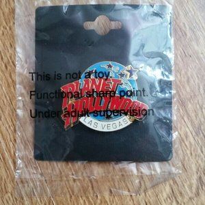 Planet Hollywood Vintage 90's Pin still in packaging irony Condition: